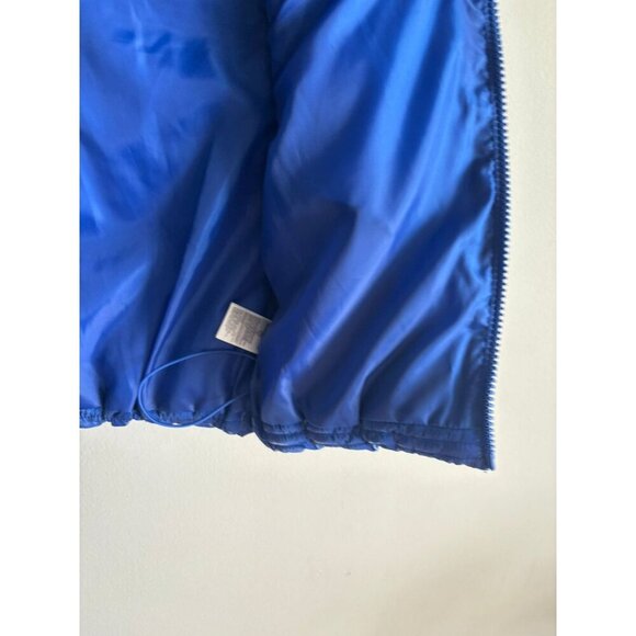 Old Navy Womens Water Resistant Shiny Puffer Vest Blue Size Xs-S - Picture 9 of 11